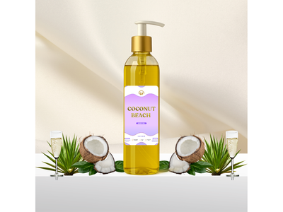 coconut beach body oil